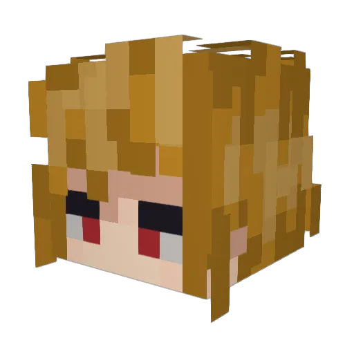 oh_its_Harry Minecraft avatar head, 3D render