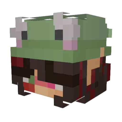ohannasa Minecraft avatar head, 3D render