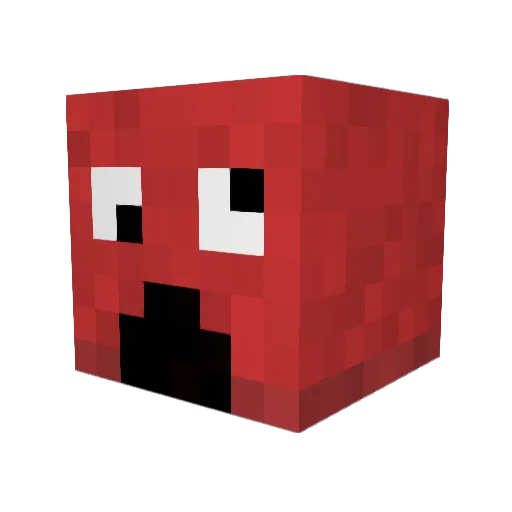 ohaou Minecraft avatar head, 3D render