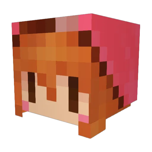 ohay0_o Minecraft avatar head, 3D render