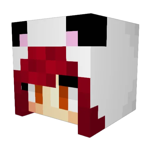 ohberry007 Minecraft avatar head, 3D render