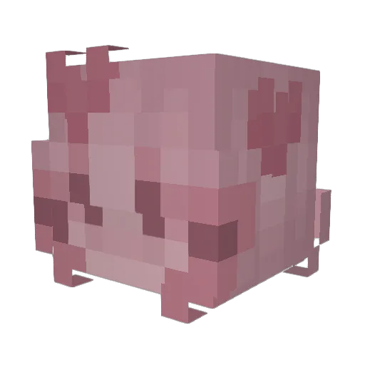 ohbf Minecraft avatar head, 3D render