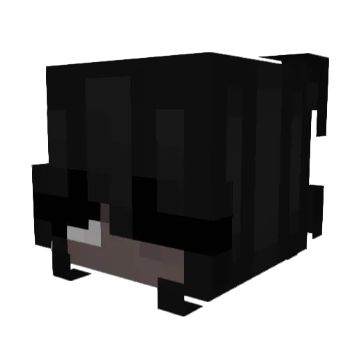 ohbria Minecraft avatar head, 3D render