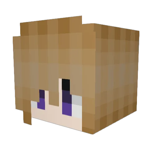 oheyimalice Minecraft avatar head, 3D render