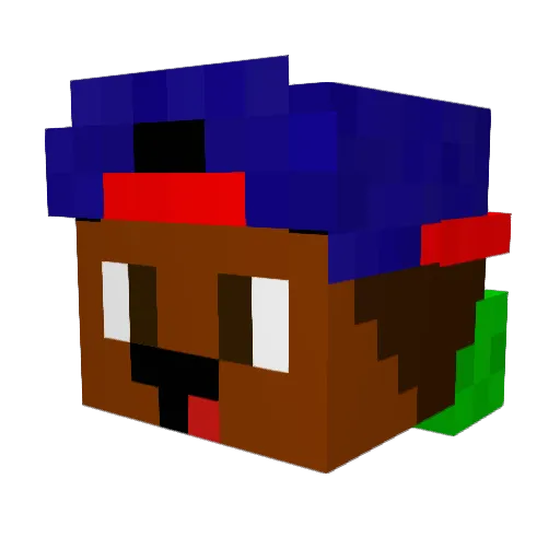 ohhkarma Minecraft avatar head, 3D render