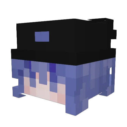 ohi113 Minecraft avatar head, 3D render
