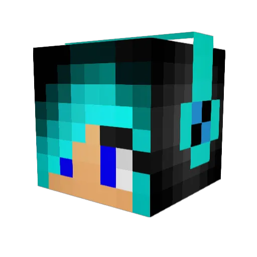ohiogouldk Minecraft avatar head, 3D render