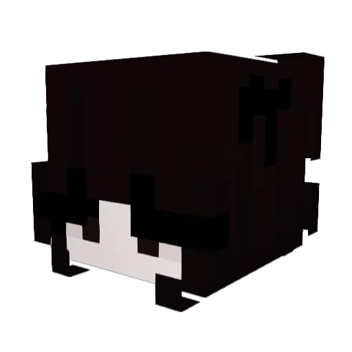ohioluigi Minecraft avatar head, 3D render