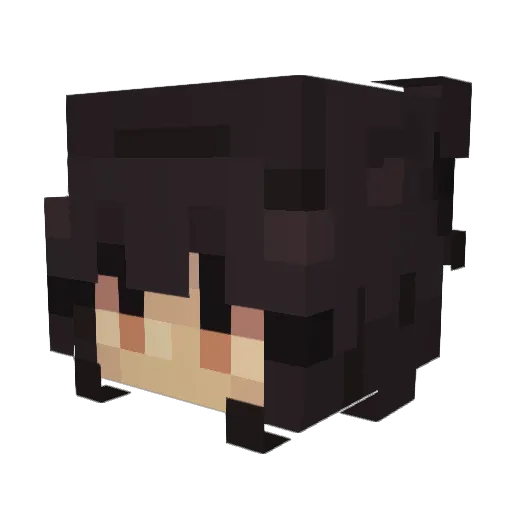 ohiooos Minecraft avatar head, 3D render