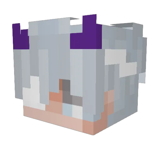 ohjungmin Minecraft avatar head, 3D render