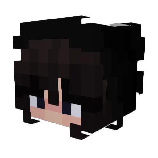 ohkaybella Minecraft avatar head, 3D render