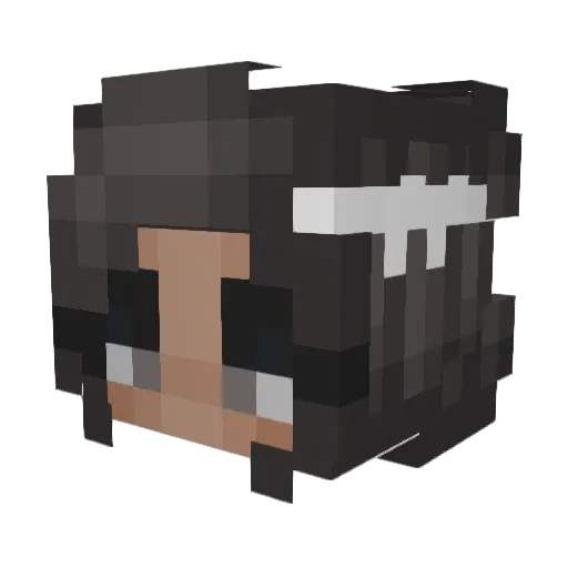 ohkthen Minecraft avatar head, 3D render