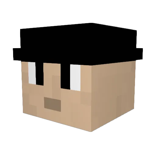 ohladdergoat Minecraft avatar head, 3D render