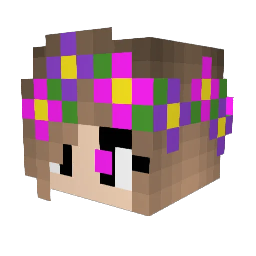 ohmanduh Minecraft avatar head, 3D render