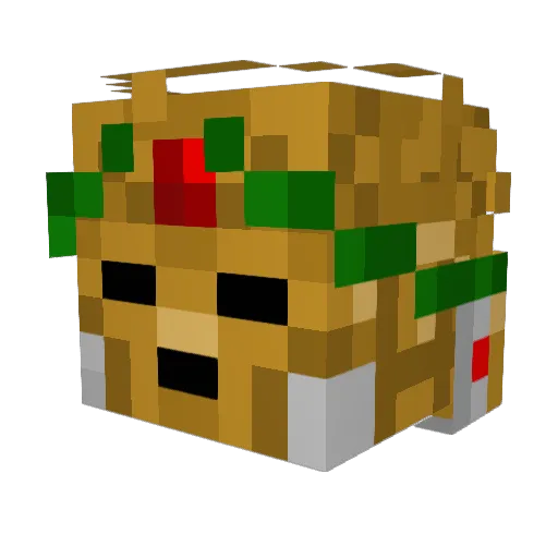 ohmanny Minecraft avatar head, 3D render