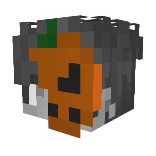 ohmaw Minecraft avatar head, 3D render