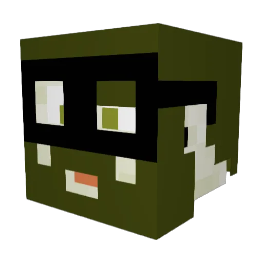 ohmytodd00 Minecraft avatar head, 3D render