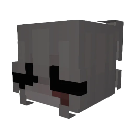 ohnat Minecraft avatar head, 3D render