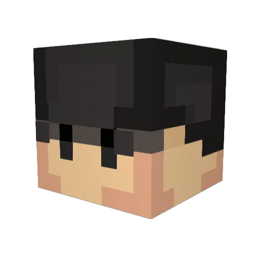 ohnonames Minecraft avatar head, 3D render
