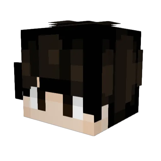 ohnoow Minecraft avatar head, 3D render