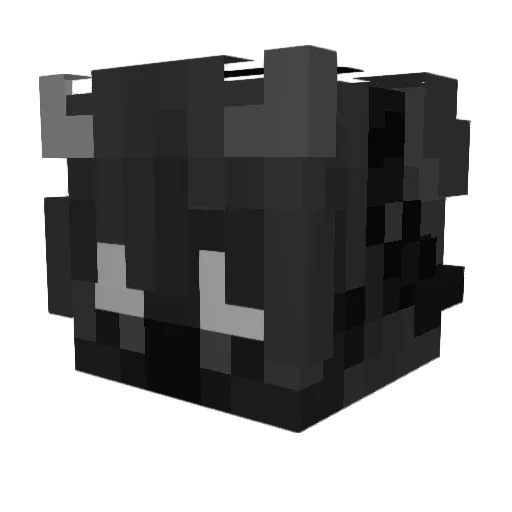 ohquim Minecraft avatar head, 3D render