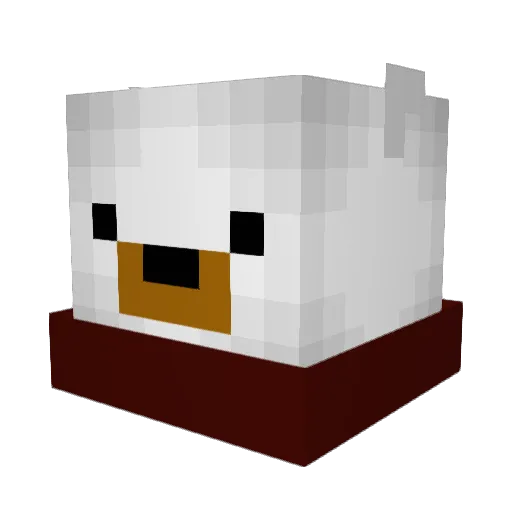 ohsanghyun Minecraft avatar head, 3D render
