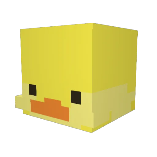 ohsms Minecraft avatar head, 3D render