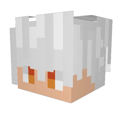 ohswarrior Minecraft avatar head, 3D render