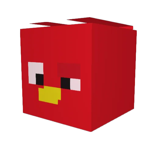 ohtmeel Minecraft avatar head, 3D render