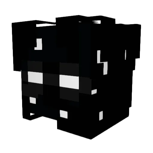 ohujj Minecraft avatar head, 3D render