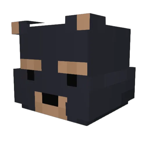 ohwut Minecraft avatar head, 3D render