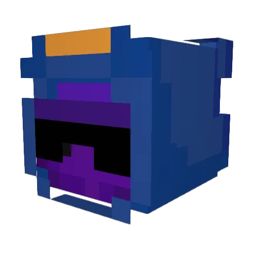 oiLuca Minecraft avatar head, 3D render