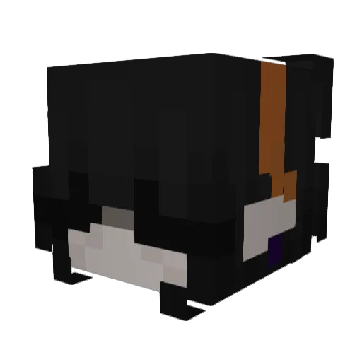 oiav Minecraft avatar head, 3D render