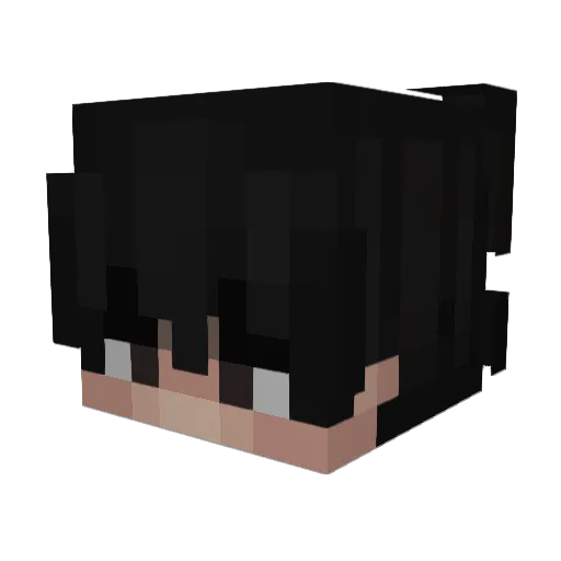 oienq Minecraft avatar head, 3D render