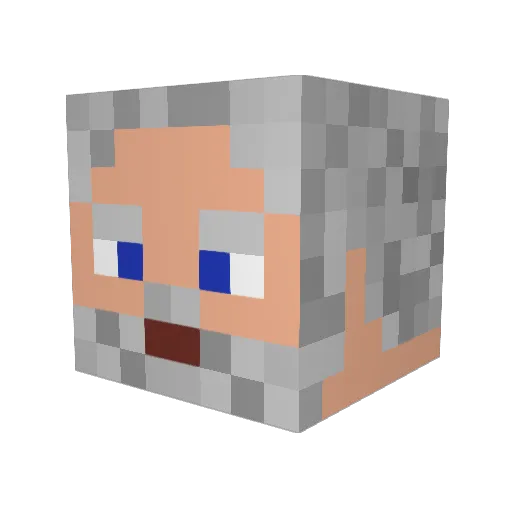 oiertxugamer20 Minecraft avatar head, 3D render