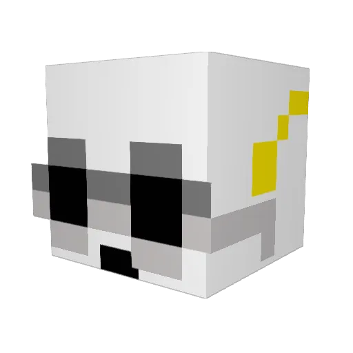 oigamer_5CPS Minecraft avatar head, 3D render