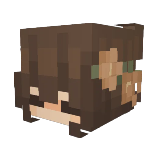 oikawa8899 Minecraft avatar head, 3D render