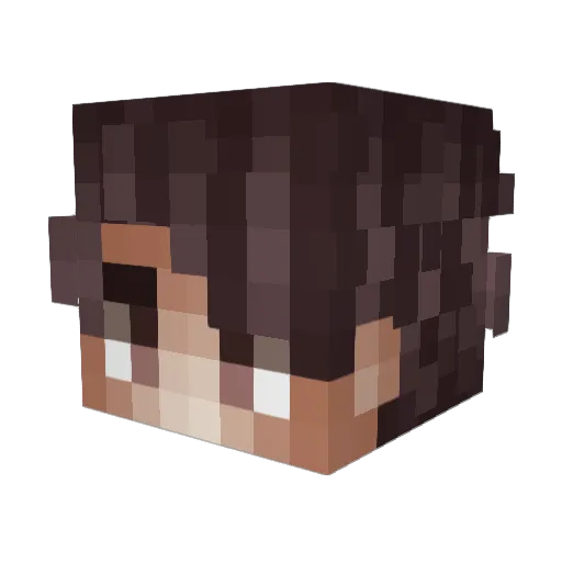 oikawaflatbooty Minecraft avatar head, 3D render