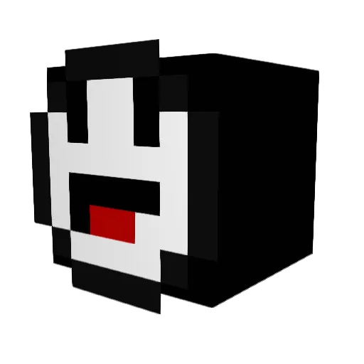 oikw Minecraft avatar head, 3D render