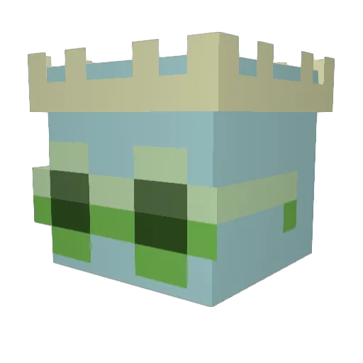 oileHelio Minecraft avatar head, 3D render