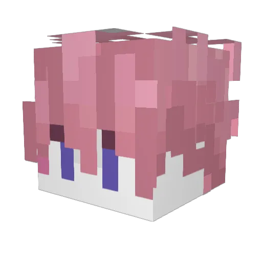oimmm Minecraft avatar head, 3D render