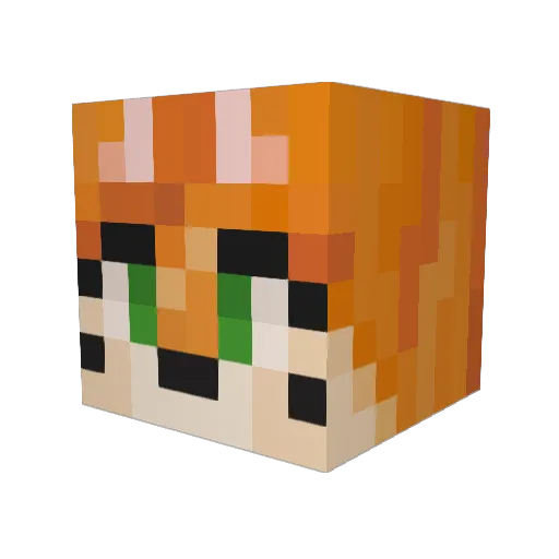 oioi_HellaFede Minecraft avatar head, 3D render