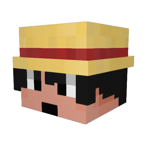 oipereiraa Minecraft avatar head, 3D render