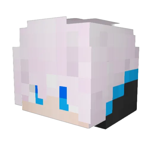 oisix Minecraft avatar head, 3D render