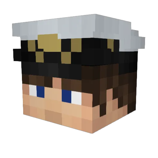 oisuta Minecraft avatar head, 3D render