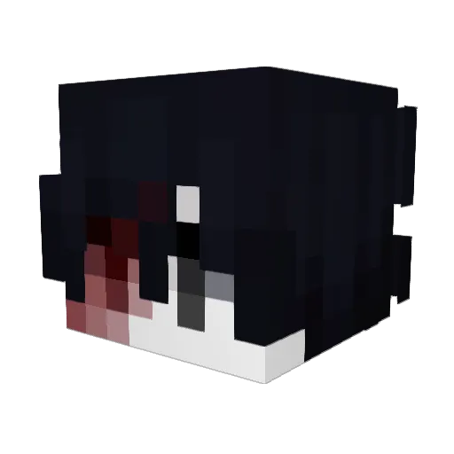 oiuk Minecraft avatar head, 3D render