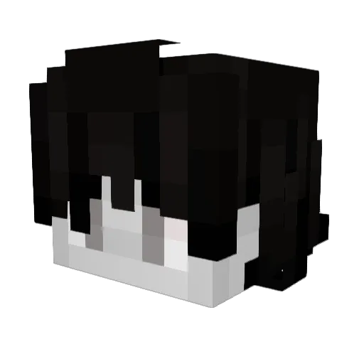 oizxs Minecraft avatar head, 3D render