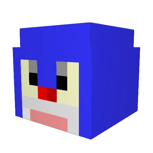 oj26 Minecraft avatar head, 3D render