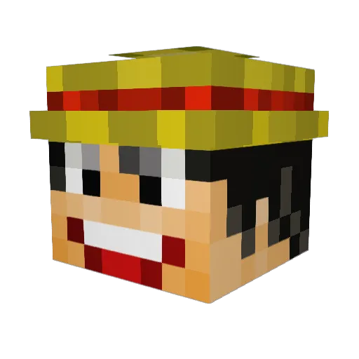 ojm888 Minecraft avatar head, 3D render