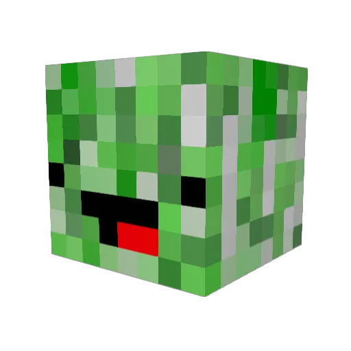 ojmario8 Minecraft avatar head, 3D render